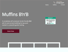 Tablet Screenshot of muffinsbnb.co.nz
